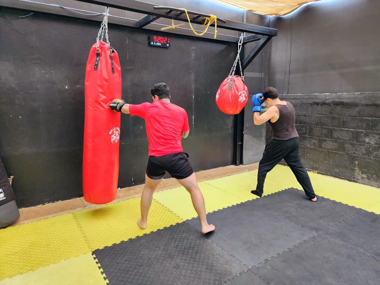 Sacos de boxeo rojos Alkano